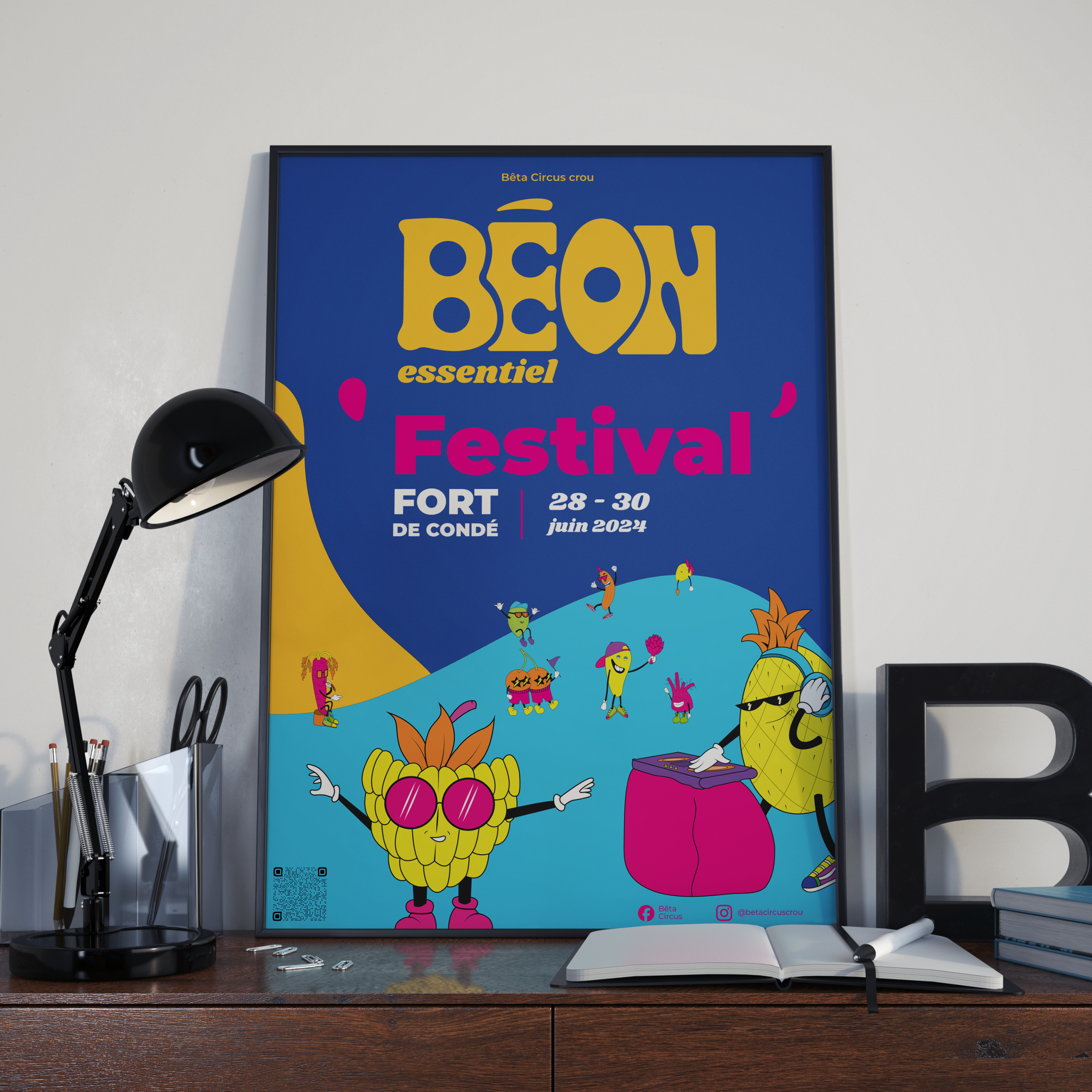 Béon 2024 - Mock-up affiche