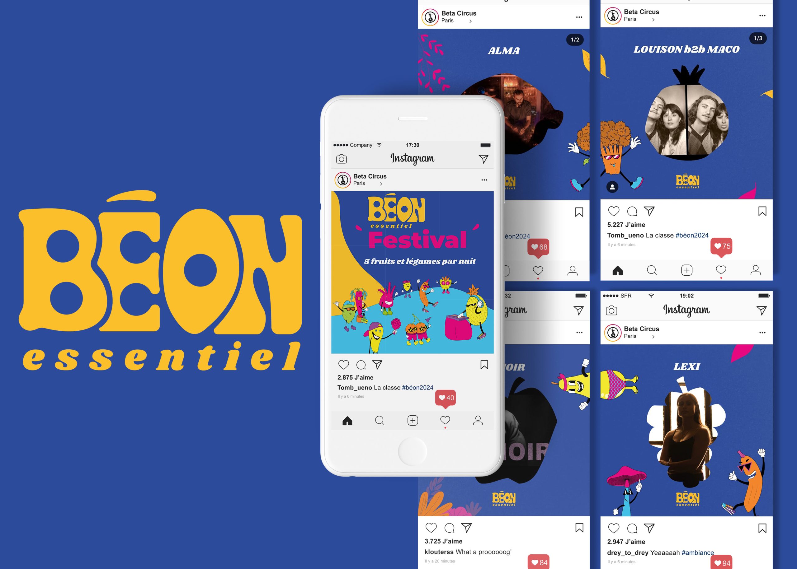 Béon 2024 - communication réseaux sociaux