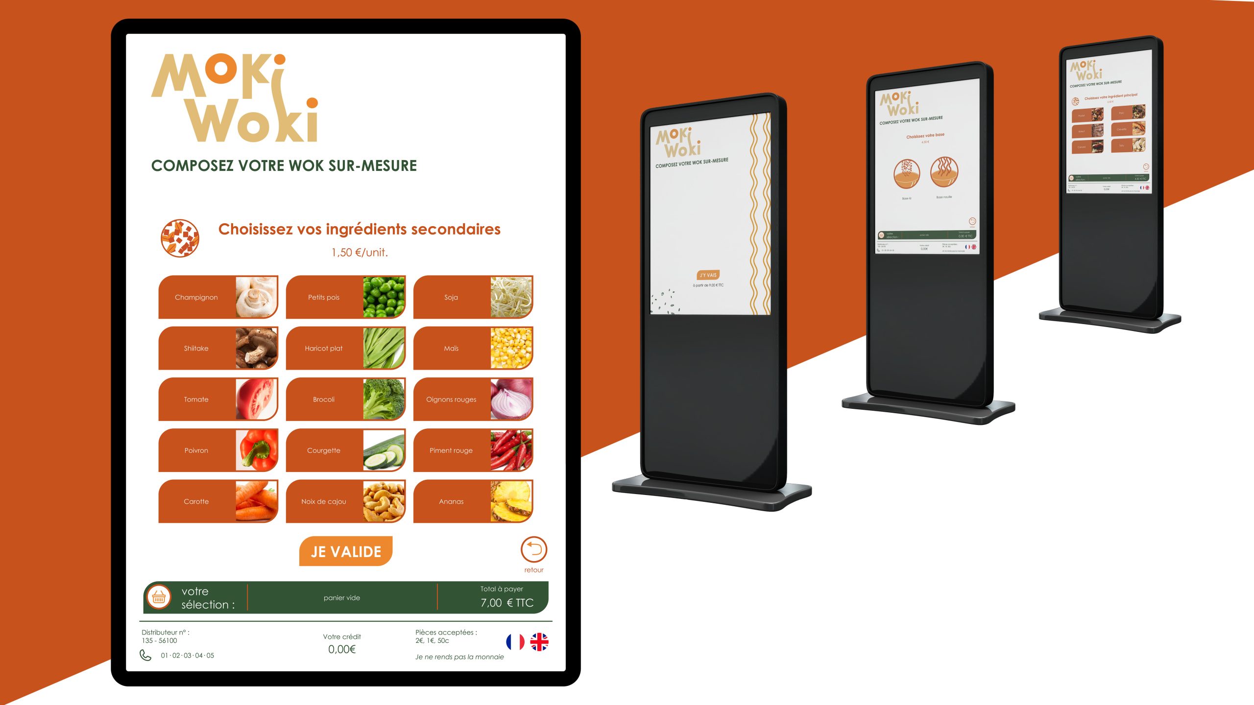 Moki Woki - Interface design