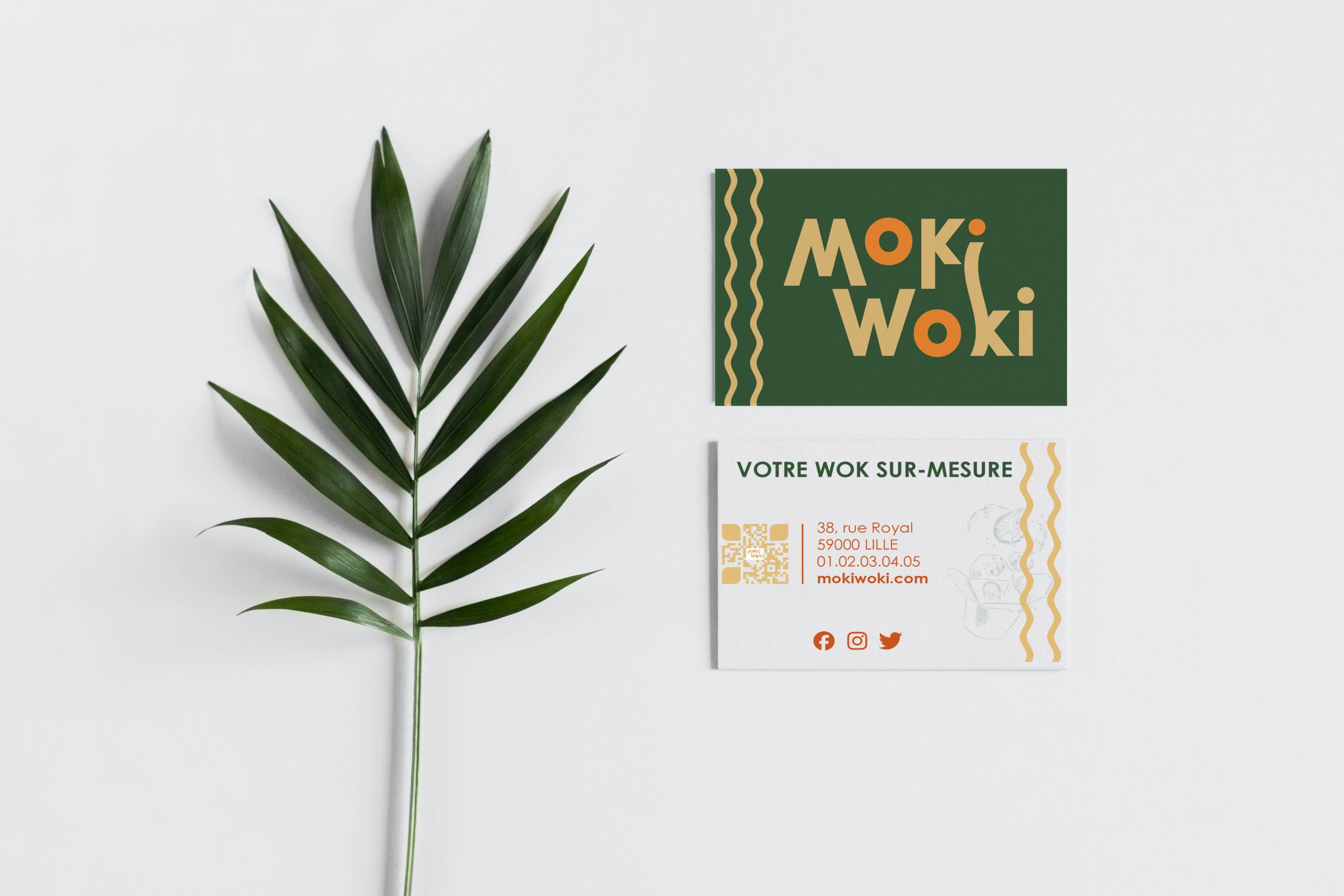Moki Woki - identité graphique et carte de visite