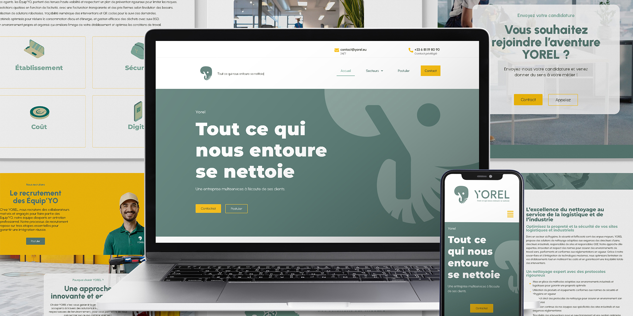 YOREL - Identité graphique et site vitrine