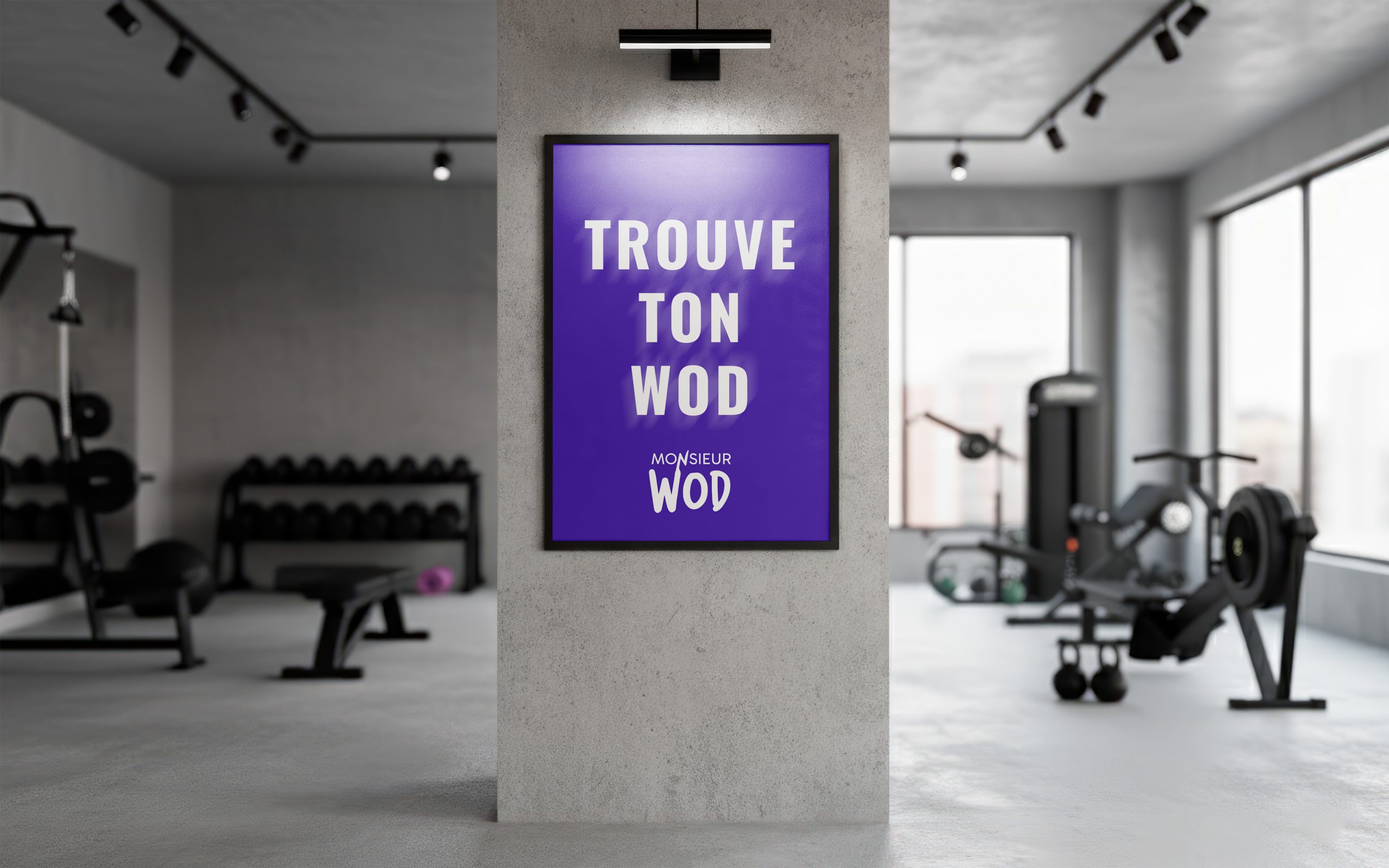 Monsieur WOD - Identité graphique affiche