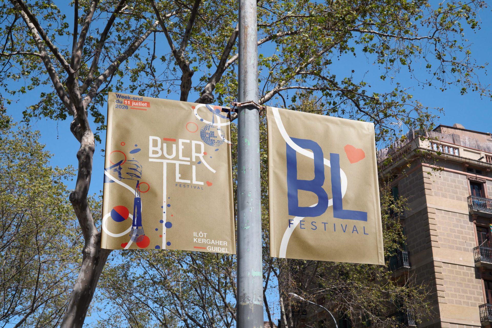 BUERTEL Festival - Affiche identité graphique