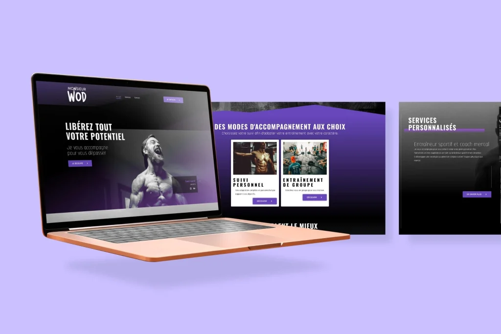 Identité graphique et site web pour Monsieur Wod